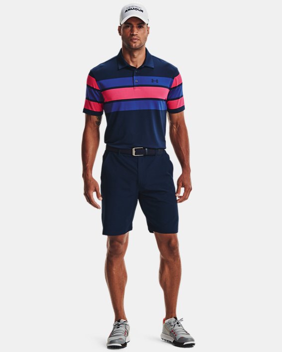 Polo UA Playoff 2.0 pour hommes, Navy, pdpMainDesktop image number 2